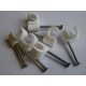 White 7 mm Heavy Duty Coax / Mains Cable Clip